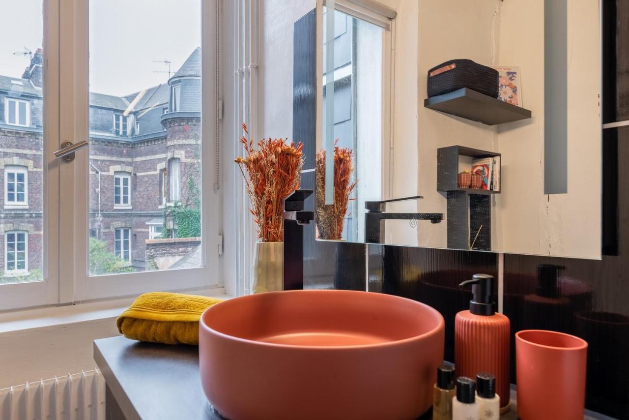 Olympe By Kleidos, Appartement 4P, Rue Calme, Centre Historique, Proche Gare Rouen Exterior foto