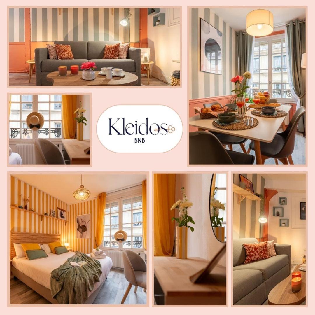 Olympe By Kleidos, Appartement 4P, Rue Calme, Centre Historique, Proche Gare Rouen Exterior foto